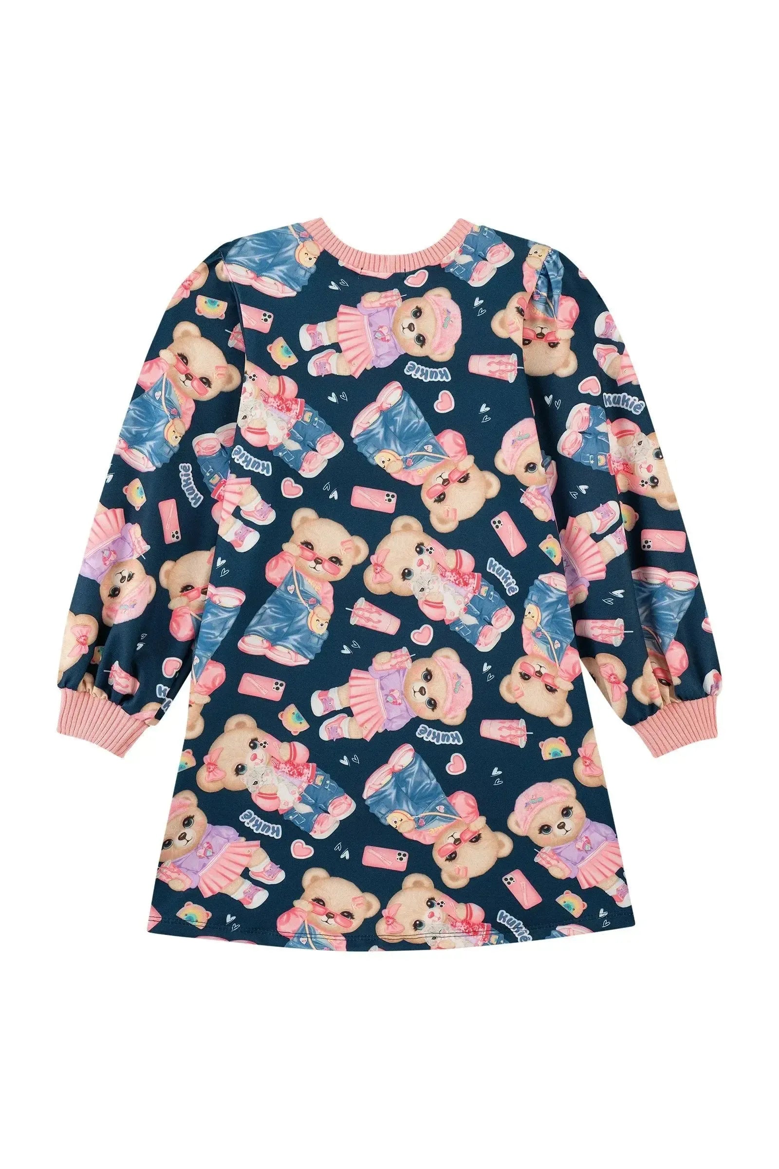 Vestido em Termoskin Peluciado 90293 Kukiê Infantil Menina