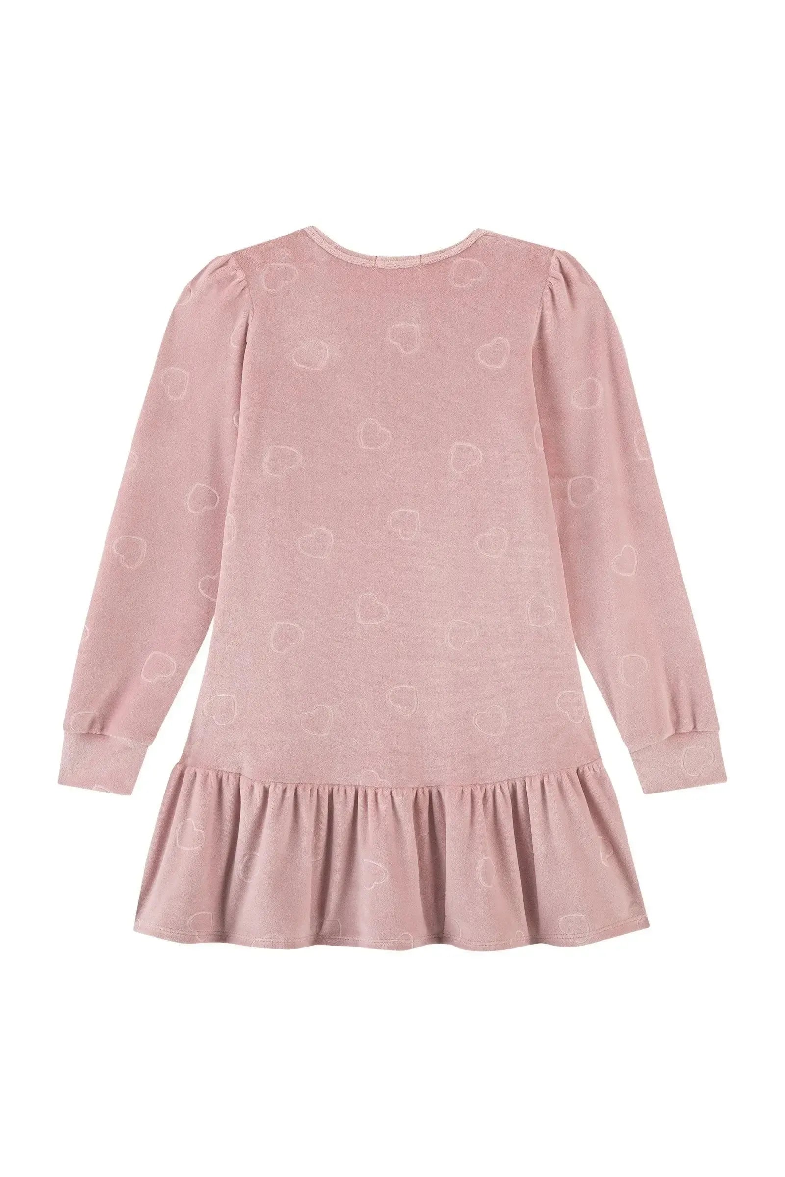 Vestido em Veludo Lovely 92491 Kukiê Infantil Menina