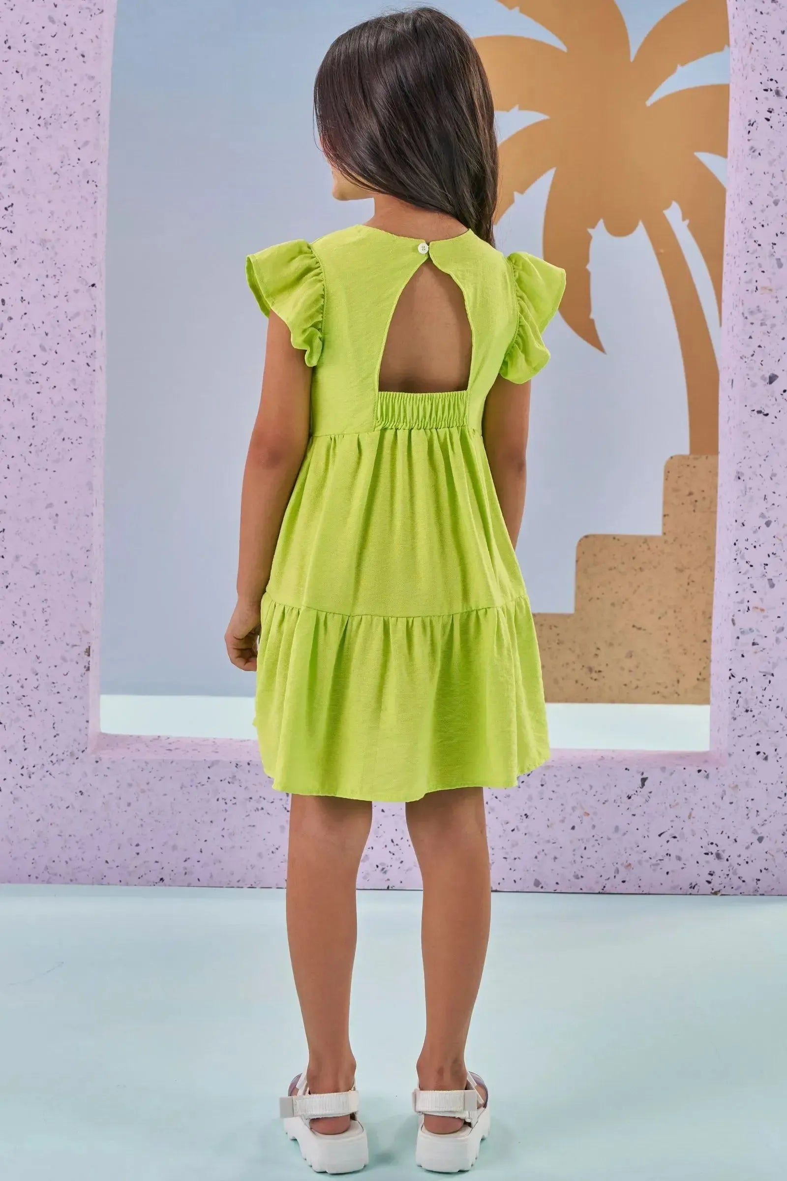 Vestido em Viscose 87677 Kukiê Infantil Menina