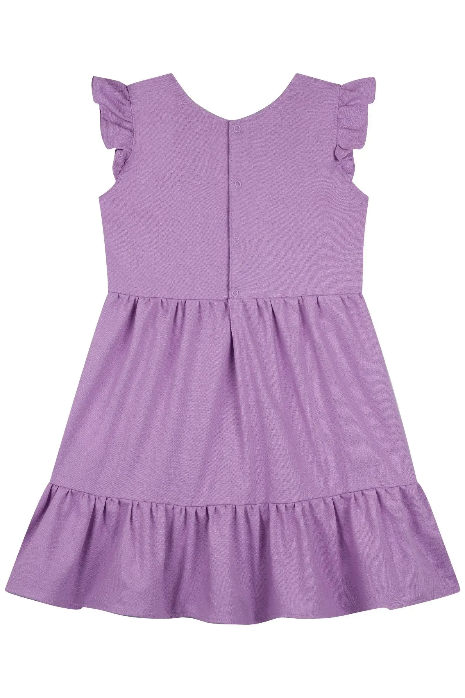 Vestido em Viscose Linho 87798 Kukiê Infantil Menina